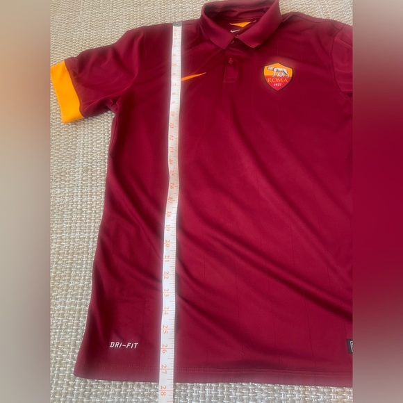 Nike Roma 4014/15 home futbol soccer shirt jersey men’s Medium - Picture 6 of 10